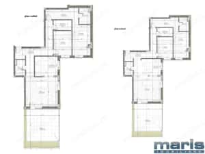 Vanzare penthouse 170 mp Unirii AMA Residence cu 2 parcari — miniatura 3