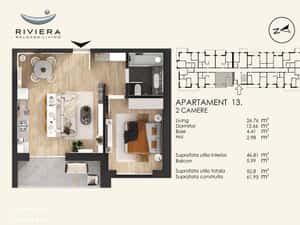 Apartament 2 camere, balcon, Oradea — miniatura 3