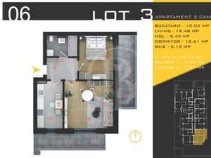 2 camere decomandat Titan Pallady  Metrou Nicolae Teclu — miniatura 3