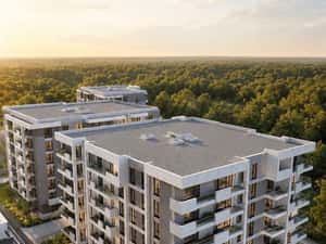 FINALIZAT - 3 Camere în bloc Residence5, cu vedere la pădure — miniatura 5