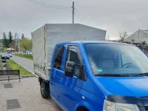 De vânzare VW T5 Doka 6locuri 2009 2.5TDI Euro 4 Aer condiționat Recent adus Germania — miniatura 2