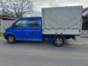 De vânzare VW T5 Doka 6locuri 2009 2.5TDI Euro 4 Aer condiționat Recent adus Germania — miniatura 3