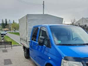 De vânzare VW T5 Doka 6locuri 2009 2.5TDI Euro 4 Aer condiționat Recent adus Germania — miniatura 10