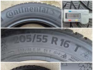 O bucată 205/55 R16 M+S iarnă - una Continental Pirelli — miniatura 4