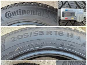 O bucată 205/55 R16 M+S iarnă - una Continental Pirelli — miniatura 10