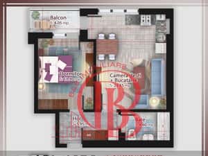 Apartament 2 camere  Titan Pallady Metrou Nicolae Teclu — miniatura 4