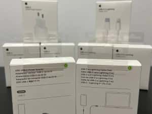 Incarcator rapid Apple 20W USB-C + Cablu Apple USB-C - Lightning (1m) — miniatura 2