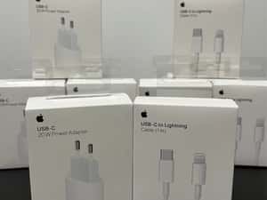 Incarcator rapid Apple 20W USB-C + Cablu Apple USB-C - Lightning (1m) — miniatura 5