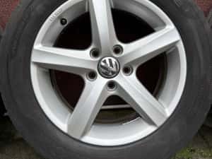 Roti jante 5x112 16 vw golf 6 7 passat b7 b8 t-roc sharan caddy touran,skoda octavia karoq,seat ateca alhambra — miniatura 4