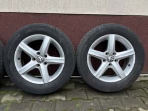 Roti jante 5x112 16 vw golf 6 7 passat b7 b8 t-roc sharan caddy touran,skoda octavia karoq,seat ateca alhambra — miniatura 10