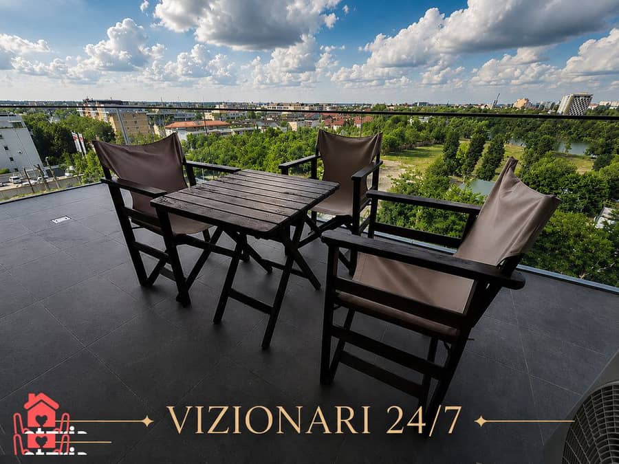 PETROM CITY (Escape Residence)-3 camere mobilate I vedere lac I parcar — fotografie 1 din 6