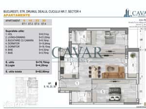 Cavar Residence 3 Camere 2 Bai — miniatura 4