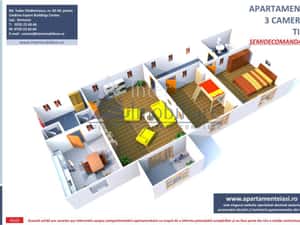 Apartament  3 camere Alexandru cel Bun , 54 metri, etaj 3 Cod:162226 — miniatura 5