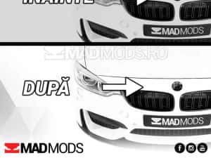 Set Stickere Embleme Negru complet BMW Seria 1 2 3 4 5 6 7 8 X i M — miniatura 4