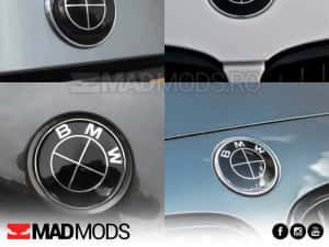 Set Stickere Embleme Negru complet BMW Seria 1 2 3 4 5 6 7 8 X i M — miniatura 7