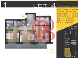 3 camere decomandat Titan Pallady  Metrou Nicolae Teclu