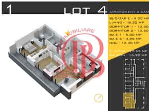 3 camere decomandat Titan Pallady  Metrou Nicolae Teclu — miniatura 4