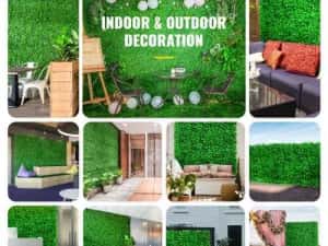 Panou Gard viu Artificial/verde/verdeata/ Perete Decorativ 60x40 cm — miniatura 5