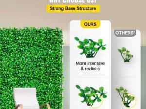 Panou Gard viu Artificial/verde/verdeata/ Perete Decorativ 60x40 cm — miniatura 6