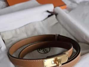 Curea hermes kelly piele naturala — miniatura 2