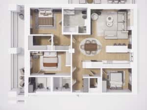 Penthouse Premium | Vedere la munte | Smart Home | 2 Parcari subterane — miniatura 3