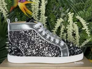 Christian Louboutin High Black Spikes