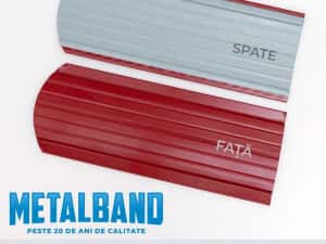 Sipca metalica vopsita mat maro ciocolatiu, caramiziu si gri de 0,45mm — miniatura 6