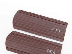 Sipca metalica vopsita mat maro ciocolatiu, caramiziu si gri de 0,45mm — miniatura 8