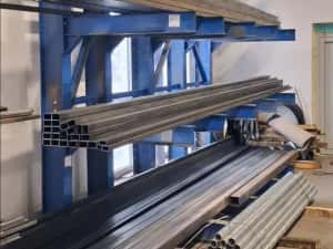 Rafturi metalice cantilever depozitare materiale lungi — miniatura 3