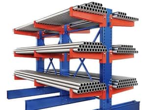 Rafturi metalice cantilever depozitare materiale lungi — miniatura 8