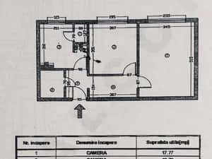 Apartament 2 camere | 47.79 mp | Etaj 1 | Proprietar — miniatura 4