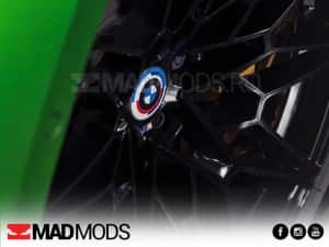 Set 5 Stickere Embleme Logo M jante BMW Seria 1 2 3 4 5 6 7 8 X i — miniatura 6