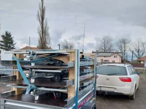 Remorcă REPO 750kg, MonoAx, RAR, Asigurare + Număr inclus — miniatura 1