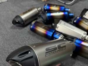Finale/Tobe (SC Project, Akrapovic) potrivite moto/atv/enduro etc — miniatura 4