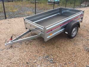 Remorca 750 kg,usoara,Carte RAR,basculabil,ATV — miniatura 3