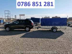 Remorca Auto 750 Kg Dublu Ax Mono Ax Transport Auto Moto Atv  Oferta — miniatura 2
