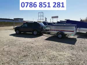Remorca Auto 750 Kg Dublu Ax Mono Ax Transport Auto Moto Atv  Oferta — miniatura 3
