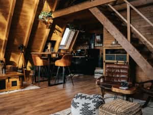 Cabana A frame de inchiriat — miniatura 8