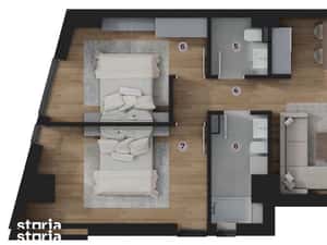 Apartament 3 Camere TIP B01, suprafață 63.55 m2, Zona Tatarasi-Venetia — miniatura 3