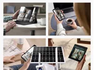 Camera smart IP lentila duala WIFI Camera IR Alarma miscare microfon