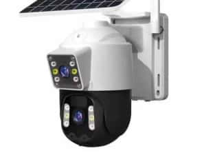 Camera smart IP lentila duala WIFI Camera IR Alarma miscare microfon — miniatura 5