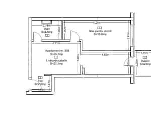 Apartament luminos cu 2 camere,  intr-un cadru rezidential premium Zor — miniatura 3