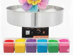 Aparat vata zahar cuva 70cm cu capac gaz/electric Transport Gratuit — miniatura 3