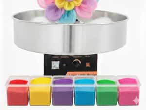 Aparat vata zahar cuva 70cm cu capac gaz/electric Transport Gratuit — miniatura 10