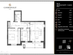 Apartament 2 camere - Blocul B, etaj 2 — miniatura 6