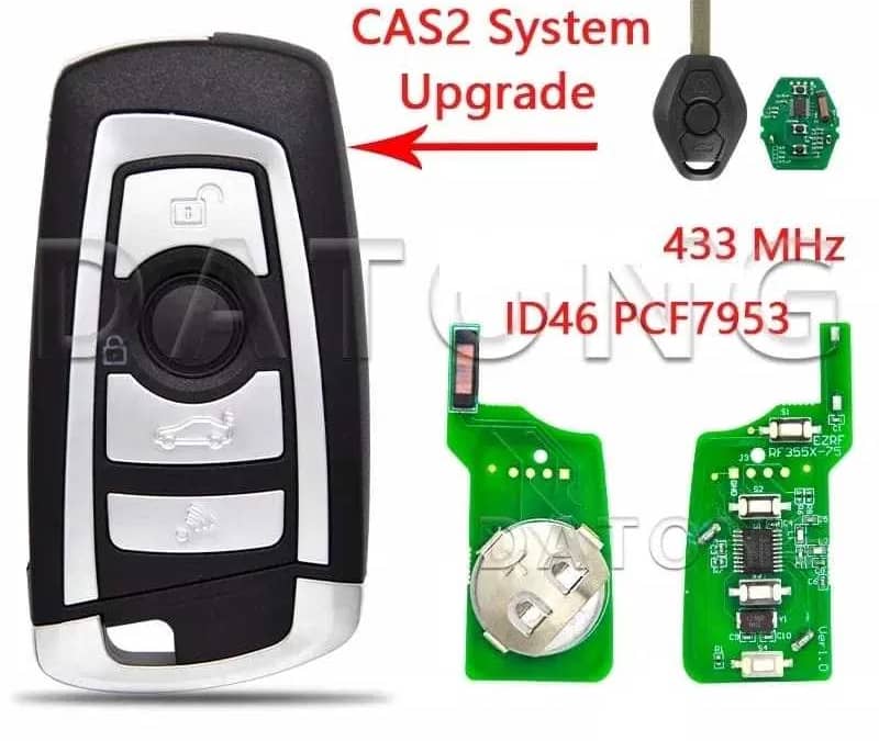 Cheie modificata tip briceag BMW CAS2 434MHZ sau 868MHZ — fotografie 1 din 10