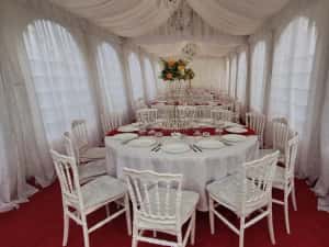 Corturi de inchiriat complete evenimente/mese/scaune/vesela — miniatura 1