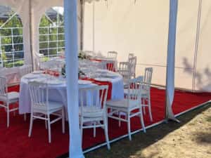 Corturi de inchiriat complete evenimente/mese/scaune/vesela — miniatura 6