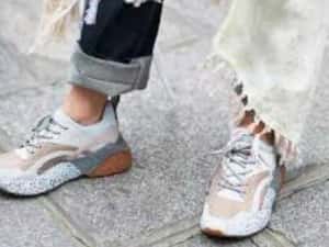 Pantofi sport casual 35 de lux Stella McCartney piele naturala moale — miniatura 9