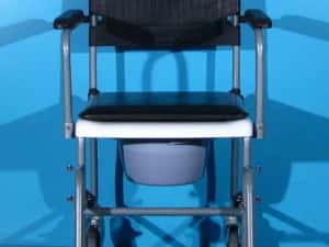 Scaun handicap cu wc si roti  (toaleta) handicap - garantie 12 luni — miniatura 2